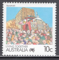 Australia 1988 Single Stamp - Living Together - Cartoons In Unmounted Mint - Mint Stamps