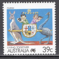 Australia 1988 Single Stamp - Living Together - Cartoons In Unmounted Mint - Ongebruikt