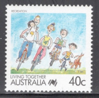 Australia 1988 Single Stamp - Living Together - Cartoons In Unmounted Mint - Nuovi