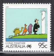 Australia 1988 Single Stamp - Living Together - Cartoons In Unmounted Mint - Neufs