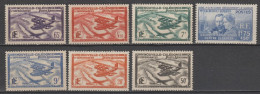 NOUVELLE CALEDONIE - 1938 - ANNEE COMPLETE Avec POSTE AERIENNE - YVERT N°259/277+A29/34 ** MNH - COTE = 69 EUR - Full Years