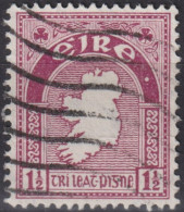 1940 Irland -  Éire ° Mi:IE 73A, Sn:IE 108, Yt:IE 80, Map - Used Stamps