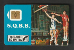 S.Q.B.B     Saint Quentin Basket-Ball  - 50 Unités SC3 -  - N° 0762 - Côte 76 € / Argus 1999 - Tirage Limité - Phonecards: Private Use