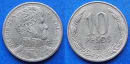 CHILE - 10 Pesos 2000 So KM# 228.2 Monetary Reform (1975) - Edelweiss Coins - Chili