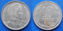 CHILE - 10 Pesos 2011 So KM# 228.2 Monetary Reform (1975) - Edelweiss Coins - Chile