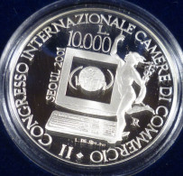 San Marino - 10.000 Lire 2001 - 2° Congresso Internazionale Delle Camere Di Commercio - Gig. 196 - KM# 438 - Saint-Marin