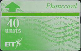 UK - British Telecom L&G  BTD033 - 7th Issue Phonecard Definitive - 40 Units - 106B - BT Definitive Issues