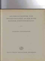 Aus Der Gutachter- Und Urteilstätigkeit An Der Alten Mainzer Juristenfakultät - Recht