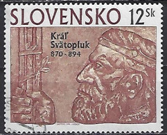 Slovakia 1994  King Swatopluk (o) Mi.198 - Oblitérés