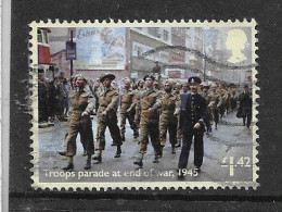 GB 2020 QEll END OF WWll 1945 PARADE OF TROOPS - Used Stamps