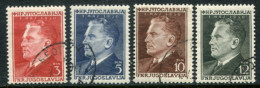 YUGOSLAVIA 1950 Labour Day - Tito Used.  Michel 605-08 - Oblitérés