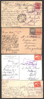 1914-15 Envelope & Cards (4) To England Or New Zealand With All Bearing Egyptian Vals, Three Cancelled By 'N.Z. MILITARY - Otros & Sin Clasificación