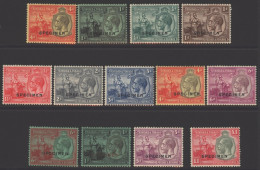 1922-28 MCCA & MSCA Set Optd SPECIMEN Large Part O.g. Fresh Appearance, SG.216s/229s, Cat. £400 (13) - Otros & Sin Clasificación