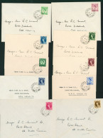 1952-54 Tudor Crown Defin Set ½d To 1/6d (16 Vals Excl. 5d) Each On An Individual Plain FDC, Each Tied By Fine 'Field Po - Autres & Non Classés