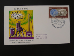 FDC Marie Curie Prix Nobel De Physique Monaco 1967 - Fysica