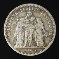  France, , 5 Francs, 1848, Paris, Argent (Silver), TTB (EF),
KM#756.1, G.683, F.326/1 - 5 Francs