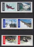 Norway 2013 Set Of 6 Tourism - Unused Stamps
