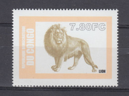 Democratic Republic Of Congo 2000 Lion,Scott# 1511,MNH,OG,VF - Ungebraucht