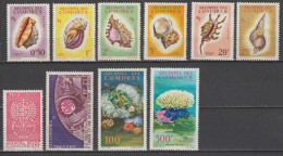 COMORES - 1962 - ANNEE COMPLETE Avec POSTE AERIENNE - YVERT N°19/25 ** MNH + A5/7 * MLH  - COTE = 87 EUR. - Ungebraucht