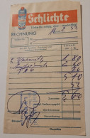 Rechnung - Hotel Lüner Hof - Lünen - 1953 - 1950 - ...