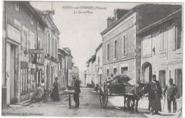 MONTS SUR GUESNES    La Grande Rue (repro) - Monts Sur Guesnes