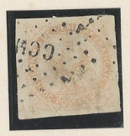 COCHINCHINE -N°5a - COLONIES GÉNÉRALES - 40c ORANGE  -Obl -LOSANGE C C H - Used Stamps