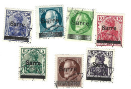 Lot De Timbres  -  Sarre - Sonstige & Ohne Zuordnung