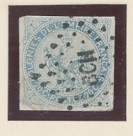 COCHINCHINE -N°4 - COLONIES GÉNÉRALES - 20c BLEU   -Obl -LOSANGE C C H - Used Stamps