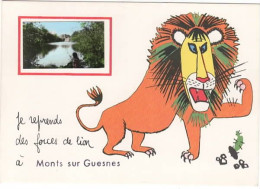 MONTS SUR GUESNES  Je Reprends Des Forces De Lion - Monts Sur Guesnes