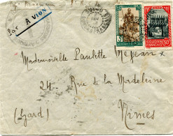 A. O. F. LETTRE PAR AVION DEPART SEGOU 2 FEV 42 SOUDAN FRANCAIS POUR LA FRANCE - Brieven En Documenten