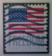 United States, Scott #5790, Used(o) Booklet, 2023, Flag Definitive: Freedom Flag, (63¢) Forever - Used Stamps