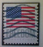 United States, Scott #5790, Used(o) Booklet, 2023, Flag Definitive: Freedom Flag, (63¢) Forever - Used Stamps