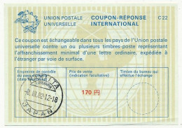 Japon - Kamaita 1982 - Coupon Réponse International C22 - 170 - Autres & Non Classés