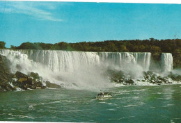 USA  Postal Card American Falls, View Showing Entire Falls, With "Aaid Of The Mist", Unused Card    MS-7 - Autres & Non Classés