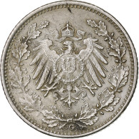 Monnaie, GERMANY - EMPIRE, 1/2 Mark, 1918, Karlsruhe, TTB, Argent, KM:17 - 1/2 Mark