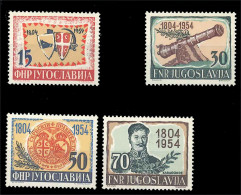 YUGOSLAVIA. * 656/59. Cat. 70 €. - Neufs