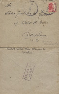 Carta Dirigida A Barcelona. Remite De Un Brigada Internacional, El 4/9/36. Muy Rara. - Republikanische Zensur