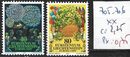 LIECHTENSTEIN 705-06 ** Côte 2.25 € - 1981