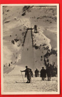 ZXJ- 28  SELTEN Andermatt Neue Sprungschanze  Schifahrer. Gelaufen 1937  Goetz 8054 - Andermatt