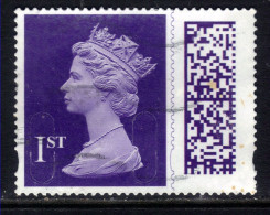 GB 2022 QE2 1st Purple Barcode Machin SG V4526 Used MAIL ( H1443 ) - Gebruikt