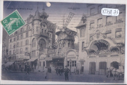 PARIS LA NUIT- LE MOULIN ROUGE - Parijs Bij Nacht