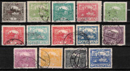 Tchécoslovaquie 1918 Mi 18C Ex (Yv 27-40), Obliteré - Used Stamps