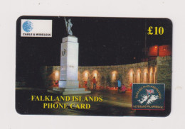 FALKLAND ISLANDS - War Memorial Remote Phonecard - Falkland Islands