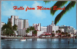 USA UNITED STATES FLORIDA SHORE PROMENADE MIAMI BEACH CARD POSTCARD CARTE POSTALE ANSICHTSKARTE CARTOLINA POSTKARTE - Atlanta