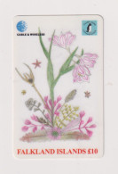 FALKLAND ISLANDS - Wild Flower Remote Phonecard - Falkland