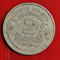 1949 B - 2 Francs Morlon Aluminium-magnésium - France - 2 Francs