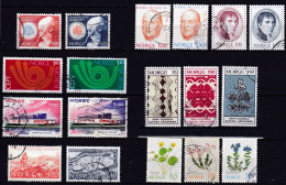 NO087 – NORVEGE - NORWAY – 1973 – FULL YEAR SET – Y&T # 614/31 USED 15,70 € - Gebruikt