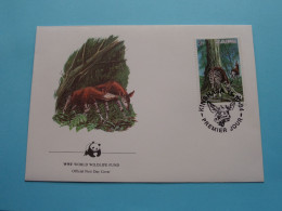 WWF World Wildlife Fund > Official FDC 1984 > ZAIRE Kinshasa ( See Scans For Detail ) ! - 1980-1989