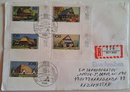 1996..GERMANY.. FDC WITH STAMPS AND POSTMARKS..PAST MAIL..REGISTERED..Charity Stamps - Farmhouses - 1991-2000