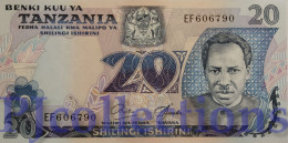 TANZANIA 20 SHILINGI 1978 PICK 7b UNC - Tanzania